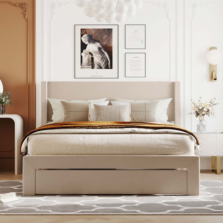 Kunashe Upholstered Platform Storage Bed